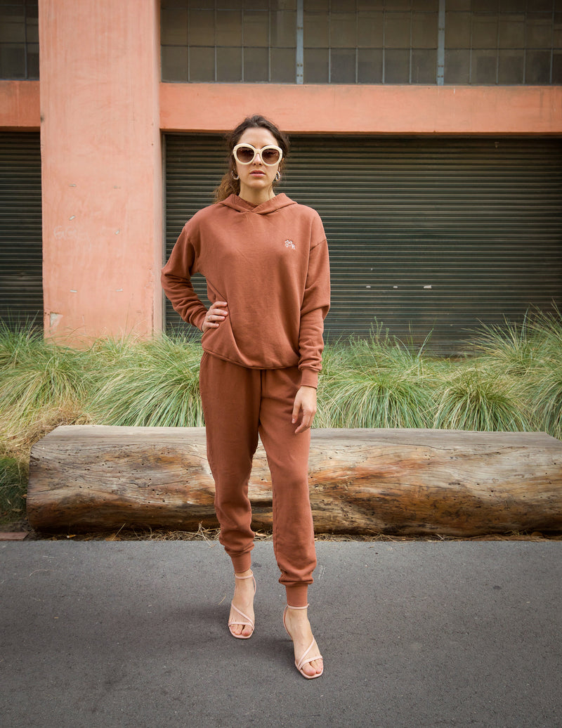 AFR hoodie in Terracotta - All For Ramon