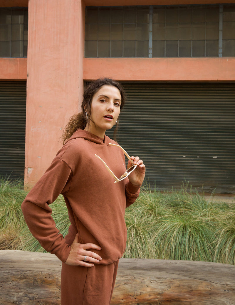 AFR hoodie in Terracotta - All For Ramon