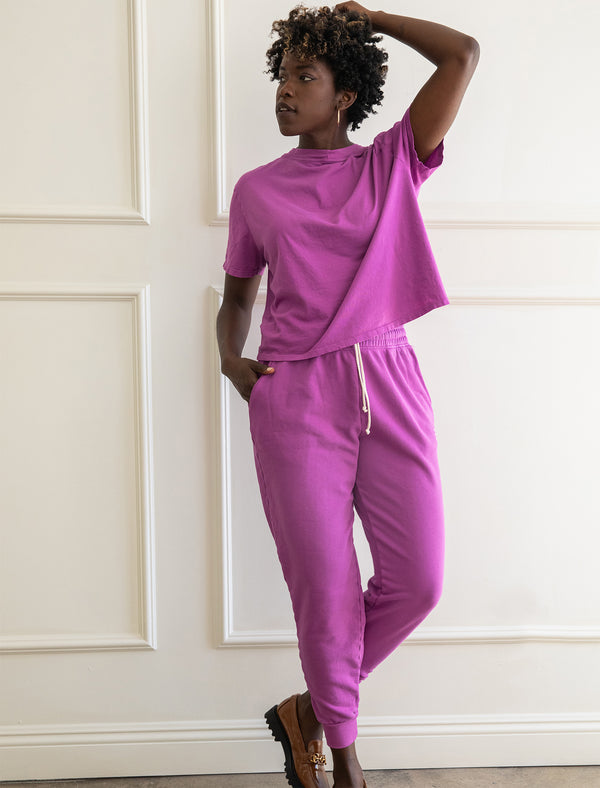 AFR Jogger Pant in Orchid - All For Ramon