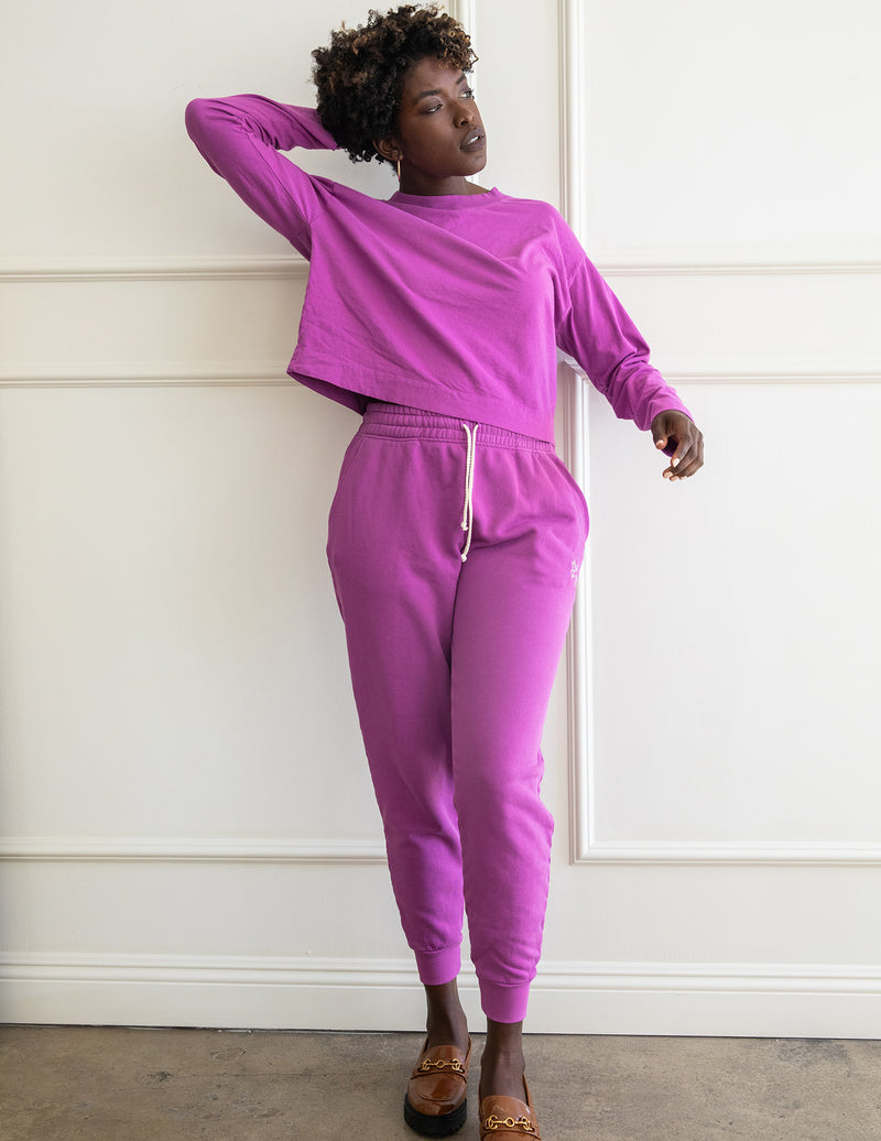 AFR Jogger Pant in Orchid - All For Ramon