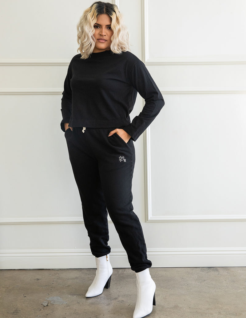 AFR Jogger Pant in Jet Black - All For Ramon