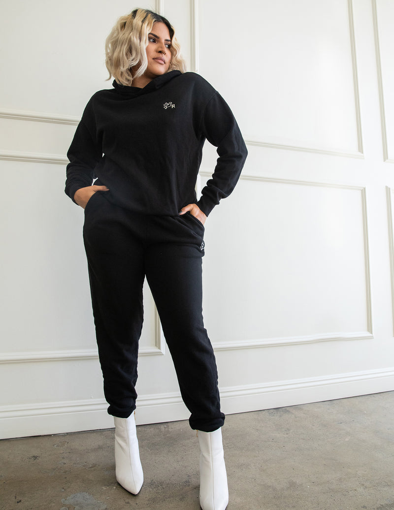 AFR Jogger Pant in Jet Black - All For Ramon